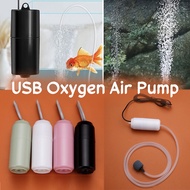 Mini Oxygen Air Pump Aquarium Portable USB Fish Tank Air Bubble Pump Compressor Aerator Oxygenator