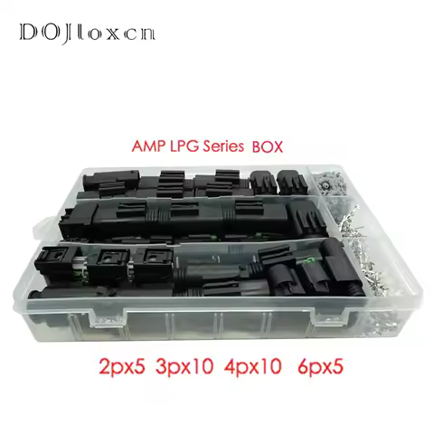 1 Box 220 Pcs 2 3 4 6 Pin LPG Automotive Converter Harness Connector waterproof Male Female Plug For