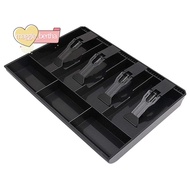 Cash Register Drawer -  Tray Replacement 4 Bill/3 Coin Cash Register Insert Tray,12.6 x 9.6 x 1.4Inc