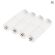 4 Pcs Battery Converter Adaptor AAA to AA Size Battery Protective Case Holder  Tolomall
