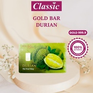 Gold 999.9/24K Gold Bar Durian Emas 999 Jongkong Emas