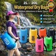 DENNIS ECO Waterproof Dry Bag Backpack 2L/3L/5L/10L/15L/20L/30L – 100% Waterproof Roll Top PVC 500D 