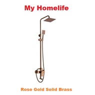 Itto RoseGold 3 in 1 Mixer Shower Set IT-6048-RG Solid Brass /  (NON RETURNABLE)