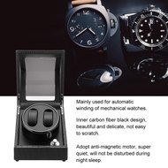 Watch Winder Box 2+0 Automatic Watch Winder Box with Quiet motor for Wristwatch Mechanical Watch (100-240V US Plug)