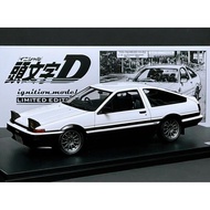 1/18 Initial D IG Toyota AE86 3Door GT Apex Initial D Part 5 Fake Fujiwara Takumi Comic Version The 