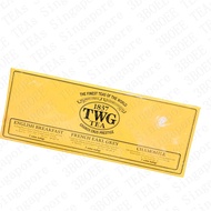 TWG TEABAGS - CLASSIC TEABAG SELECTION - English Breakfast Tea, French Earl Grey and Chamomile - 3 Different Teas