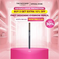 [THE FACE SHOP Official] fmgt Designing Eyebrow Pencil 0.3g (5 Shades) Square Flat Tip, Easy Drawing