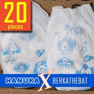 (20 pcs) POPOK HANUKA PANTS / size S M L XL / EKONOMIS / Popok Curah Murah