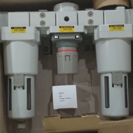 SAU6000M-06G SKP 3/4 FILTER+REGULATOR+LUBRICATOR MANUAL DRAIN PLASTIC BOWL (F+R+L UNIT)