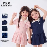 POLO RL Baby Girl Short Sleeves Dress Toddler Girls Baju Dress Budak Perempuan