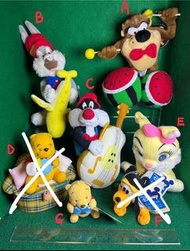 (收藏玩具) 全新 絕版懷舊 SEGA (1999/2001/2007/2008)   1) Warner Brothers 華納兄弟Looney Tunes角色 大嘴怪 Taz /兔八哥 Bugs 