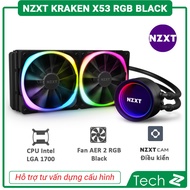 Water heatsink AIO CPU NZXT Kraken X53 RGB