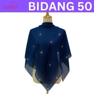 Bidang 50 [HIDAYU PREMIUM] SERA TUDUNG BAWAL COTTON BATU MANIK TABUR B50 B55 PREMIUM VOILE CORAK