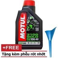 (1L) Dầu nhớt cho xe số MOTUL GOLD 3100 10W40 1000ml tặng kèm phễu