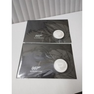 Silver Coin 1 Oz 9999 James Bond 007