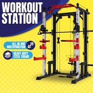 Smith machine workout Station multi function Power cage station squat Gym equipment exercise Alat se