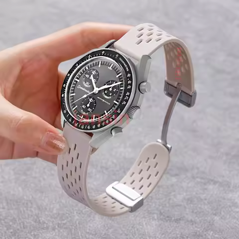 For MoonSwatch Band Magnetic Silicone Bracelet Accessories For Omega X Swatch Joint MoonSwatch Strap