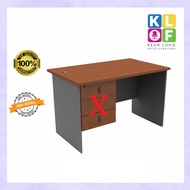 KLOF 6 Feet Office Table Rectangular / Study Table / Writing Table / Meja Pejabat 6 Kaki / Meja Tuli