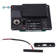 Electric Silent Cello Pickup Transducer Soft with Headphone Black VPU-400 for DIY Cello Strings Inst