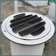 💍 Silver 304 Stainless Steel Dryer Vent Cover for Air Vent Insect Rain Protection