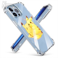 Huawei Nova 10 Se Y61 Y90 Y70 9 Se 9 10 Pro 8i 5T 3i Transparent Pokémon Covers Shockproof TPU Back Clear Cover jelly Case Cases