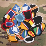 YW.STO.Customized-ARS American beret hat badge shield shaped seal parachute badge airborne ranger SF
