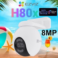 Ezviz H80x 8MP 4K Wifi Camera Super Sharp Color Night Vision Two Way Talk Outdoor Security CCTV Came