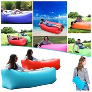 《Europe and America》 Inflatable Air Sofa Sleep lounger Couch Outdoor Camping Waterproof Portable Anti-Air Leaking laybag Lazy Hangout bed Beach
