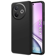 VIVO Y39 5G VIVO Y29 4G Matte Black TPU Case Soft Back Protective Cover Casing