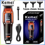 พร้อมส่ง Kemei KM-658 Professional ที่ตัดขนเครื่องเล็มหนวดสำหรับ LED LCD ดิจิตอลที่ตัดขนแกะสลัก Clip