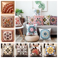 Nordic Fresh Pastoral Embroidered 45x45cm Pillow case High Quality Seat 45x45cm Cushion Cover Home L