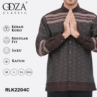 KEMEJA ODZA CLASSIC CLOTHES MUSLIMkoko MEN'S LONG-SLEEVED SHIRT SONGKET KALIMA - M NEWEST TRENDY QUA