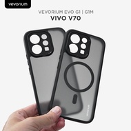 VEVORIUM EVO G1 Vivo V70 | Hybrid 2in1 Hard Soft Case | Semi-Transparent | Magsafe