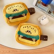 Burger Camera Storage Bag Cute Cartoon ccd Camera Bag Portable Plush Polaroid Camera Protective Case
