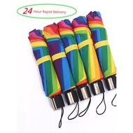 payung lipat Payung pelangi, payung lipat, payung pelangi pelajar, payung lipat, cerah dan hujan, du