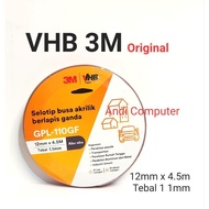 VHB Tape 3M VHB FOAM Size 12mm x 4.5m ORIGINAL