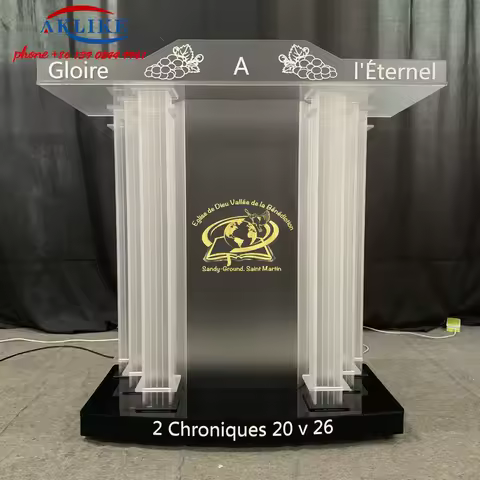 Creative Company Pulpit Oath Church Platform Plexiglass Podium Consultation Lectern Wedding Hosting 