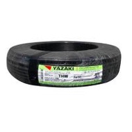 สายไฟ THW IEC01 YAZAKI 1x10ตร.มม. 100 ม. สีดำ (1020115)