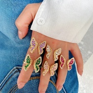 Big Butterfly Ring Niche Design Fashion Ring ins Open Ring