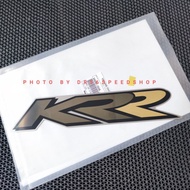 STRIPING DECALS KRR SILVER FAIRING BOTTOM ZX150 ORIGINAL kawasaki 56052-1838