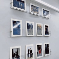 [99% Praise Rate] ins Wall-Mounted Bookshelf Shelf Acrylic pc Picture Book Magazine Rack Decoration 