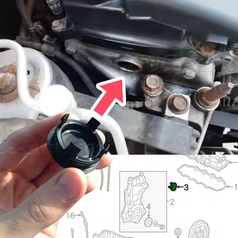 Car Cylinder Head Rear Camshaft Plug For Honda For Civic For Acura 12513-P72-003 Car Engine Camshaft