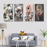 Cheapest Home Wall Decoration 3D Rose Wooden Poster Display (3D-06)