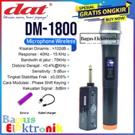 Microphone DAT DM-1800 Microphone Profesional Mic Wireless Mic Profesional UHF Wireless