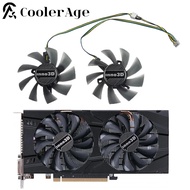 Video Card Fan Replacement For INNO3D GeForce GTX 1060 3GB 6GB X2 85MM T129215SU GTX1060 Graphics Ca