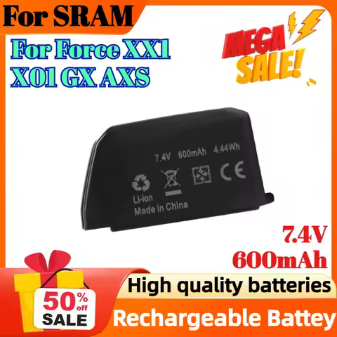 7.4V 600mAh 4.44Wh New Replacement Battery for SRAM Force XX1 X01 GX AXS Red Axs Etap Rechargeable B