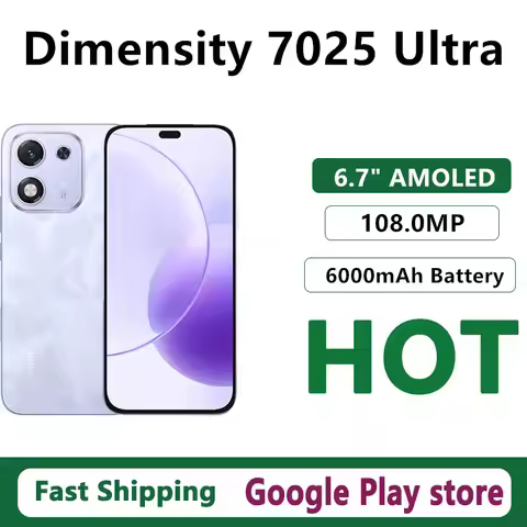 Original Honor X70i Mobile Phone Dimensity 7025 Ultra 6.7" AMOLED 120HZ 108.0MP Camera 33W Charge 60