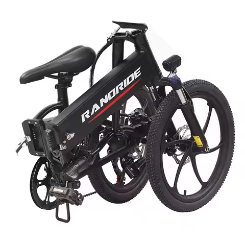 RANDRIDE Elf-750W Foldable Electric Bicycle 20*1.95 Inch CST Tire 7 Speed 15AH Steel Frame 250W Moto