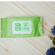 *VMT* ALOE VERA 99% 60's California Makeup Remover Facial Cleansing Tissue ( Big Sheet )