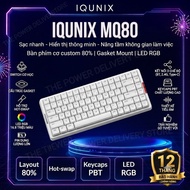 IQUNIX MQ80 LOW PROFILE 80% Layout MECHANICAL KEYBOARD | CNC Aluminum | Tri-Mode | Hot-Swap | VIA VI